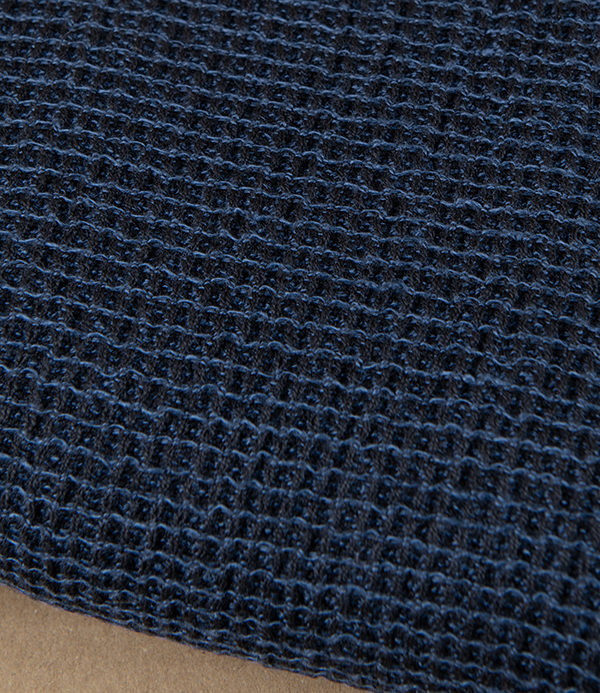 Finnish Linen & Tencel Bath Towel, Blueberry & Black