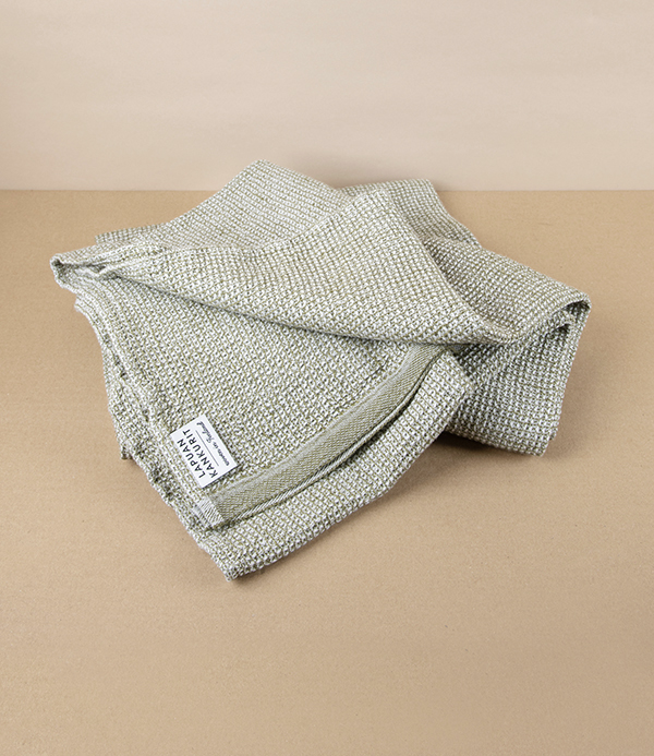 Finnish Linen & Tencel Bath Towel, Olive