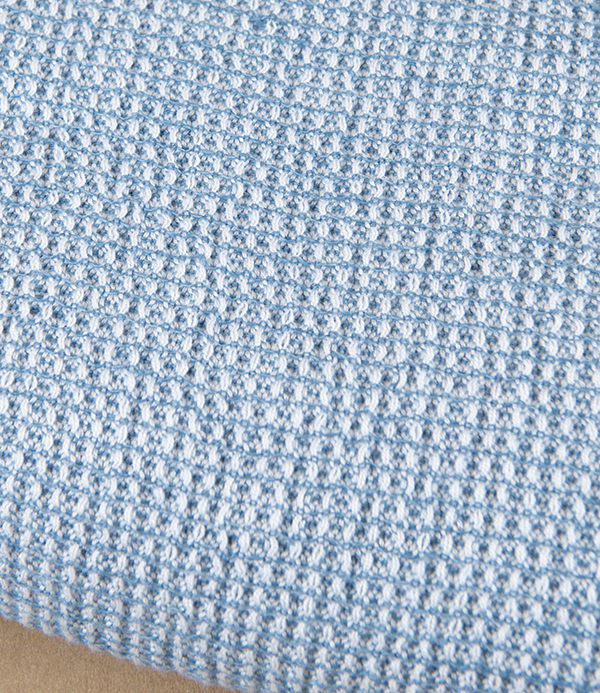 Finnish Linen & Tencel Bath Towel, Rainy Blue