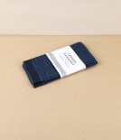 Finnish Linen & Tencel Dishcloth, Blueberry & Black