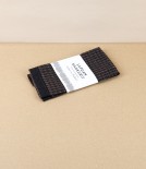 Finnish Linen & Tencel Dishcloth, Black & Brown
