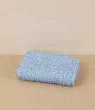 Finnish Linen & Tencel Hand Towel, Rainy Blue