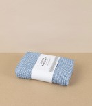 Finnish Linen & Tencel Hand Towel, Rainy Blue