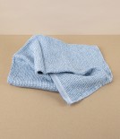 Finnish Linen & Tencel Hand Towel, Rainy Blue