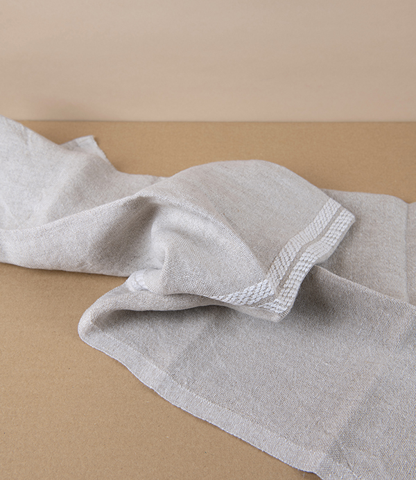 Finnish Washed Linen ‘Venla’ Kitchen Towel, Natural