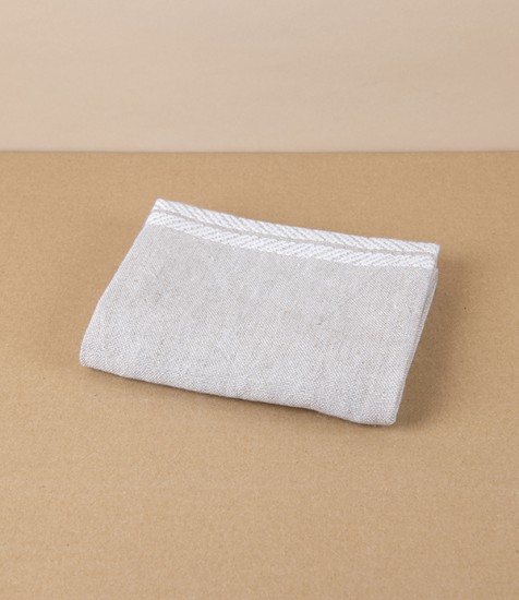 Finnish Washed Linen ‘Venla’ Kitchen Towel, Natural