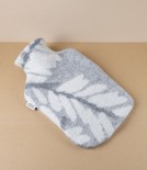 Finnish Wool ‘Verso’ Hot Water Bottle, Grey & White