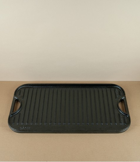 Lodge Cast Iron Rectangular Reversible Griddle, 20"
