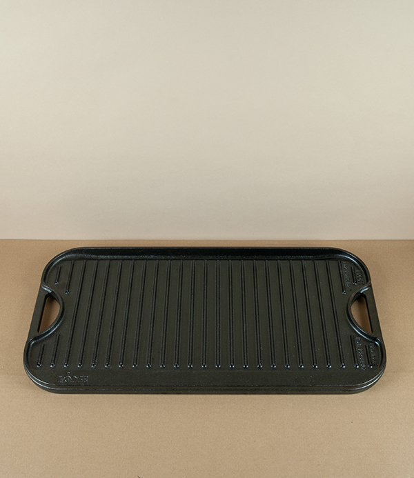 Lodge Cast Iron Rectangular Reversible Griddle, 20"