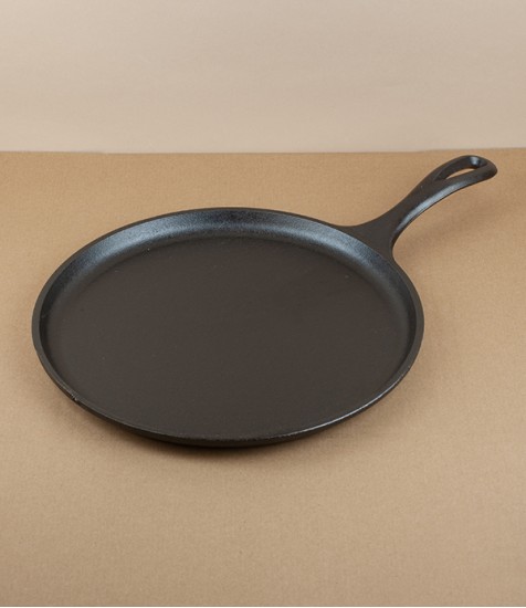 Lodge Pre-Seasoned Cast Iron Pancake Skillet, 10.5"