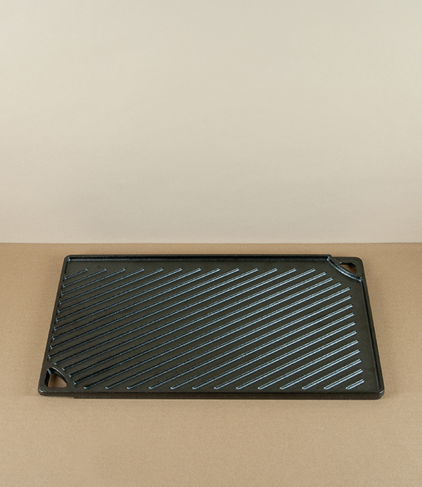 Lodge Cast Iron Rectangular Reversible Griddle, 16.75"