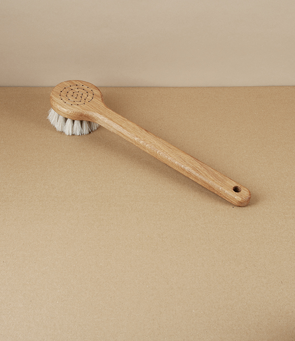 Lovisa Bathing Brush, Oiled Oak & Horsehair