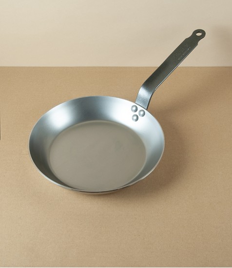 Lyonnaise Heavy Steel Frying Pan, 24cm