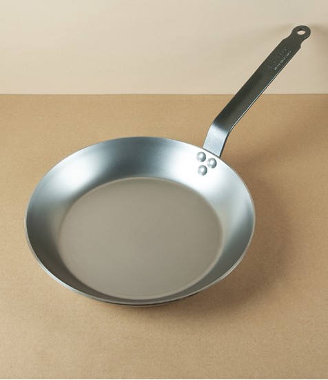Lyonnaise Heavy Steel Frying Pan, 28cm