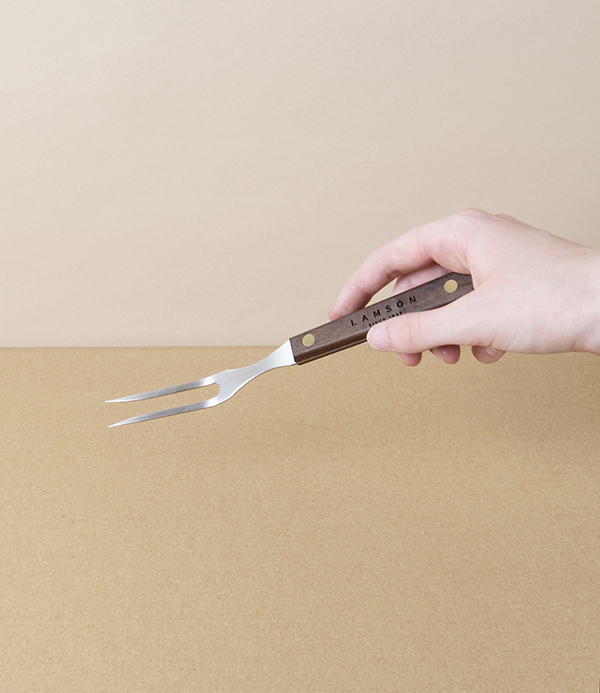 Lamson “Granny Fork” for Serving or Cooking with Walnut Handle