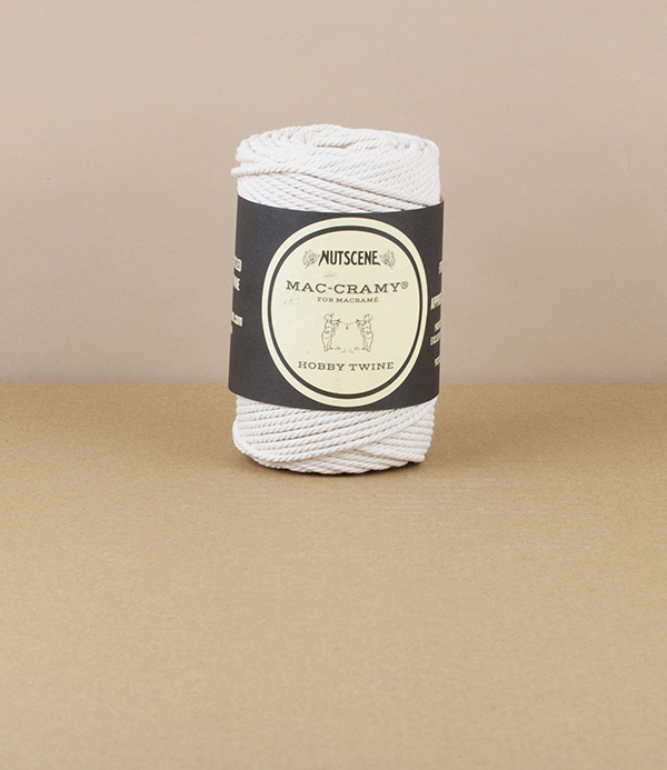 English Macrame Crafting Twine, Natural White