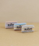 Magic eraser, natural latex rubber and pumice