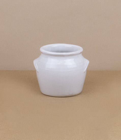 Poterie Digoin Main a Sel, Blanc