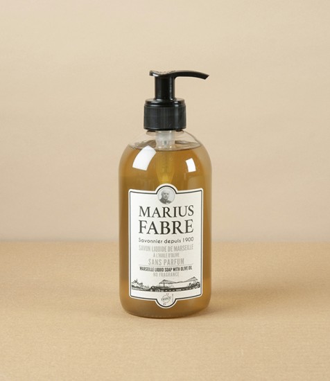 Marseille Olive Oil Liquid Soap, Unscented, 400ml