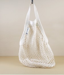 Organic Cotton Market Bag, Short Handled, Natural