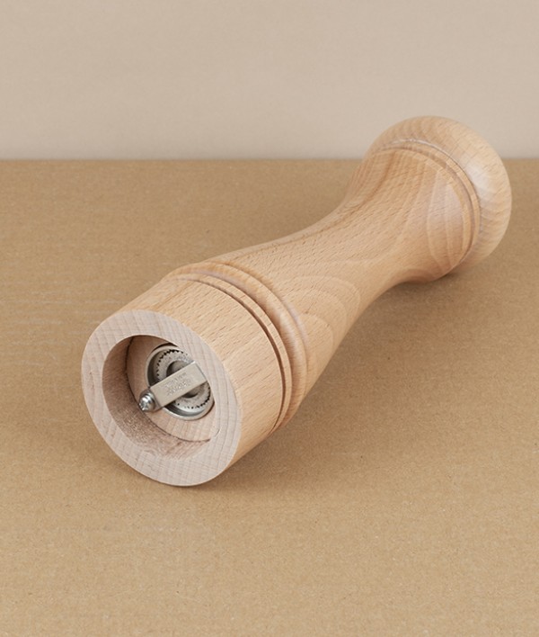 French Marlux Beech Wood Pepper Mill, 21cm
