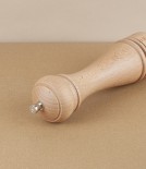 French Marlux Beech Wood Salt Mill, 21cm