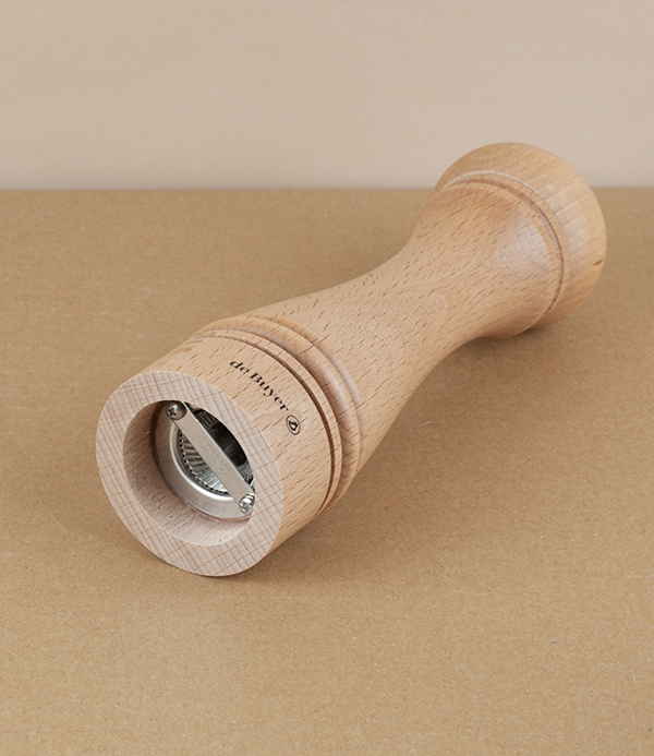 French Marlux Beech Wood Salt Mill, 21cm