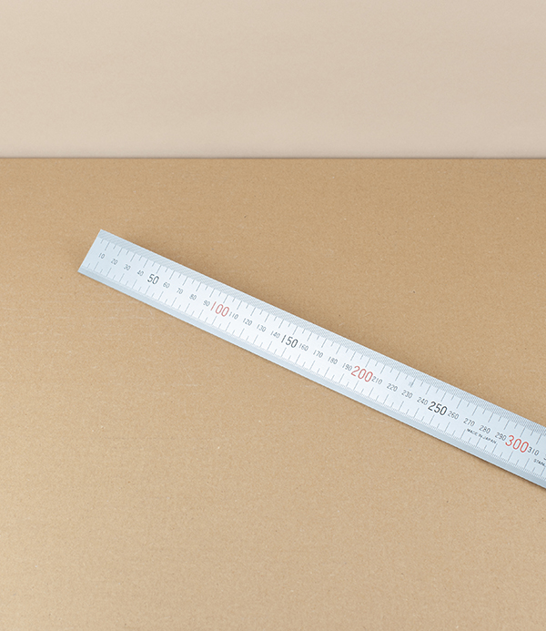 Japanese Stainless Steel Rule, 60cm