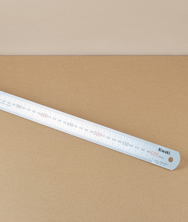 Japanese Stainless Steel Rule, 60cm