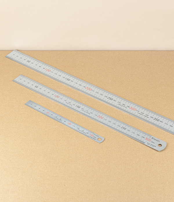 Japanese Stainless Steel Rule, 15cm