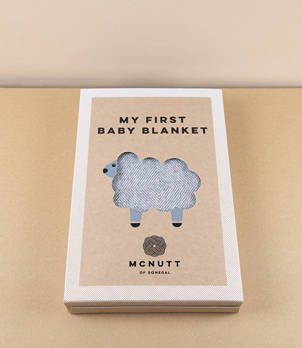 McNutt of Donegal Baby Blanket, Penguin
