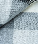 McNutt of Donegal Woollen Throw, Monochrome Check