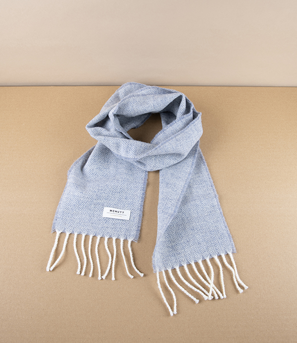McNutt of Donegal Children's Scarf, Dove Grey