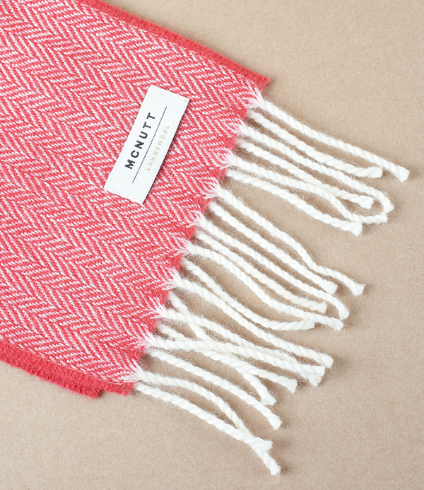 McNutt of Donegal Children's Scarf, Scarlet