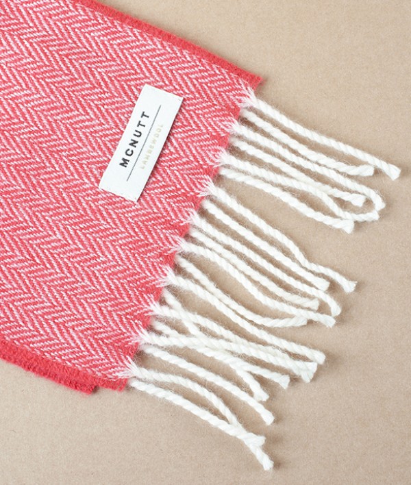 McNutt of Donegal Children's Scarf, Scarlet