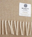McNutt of Donegal Woollen Herringbone Cushion, Mead