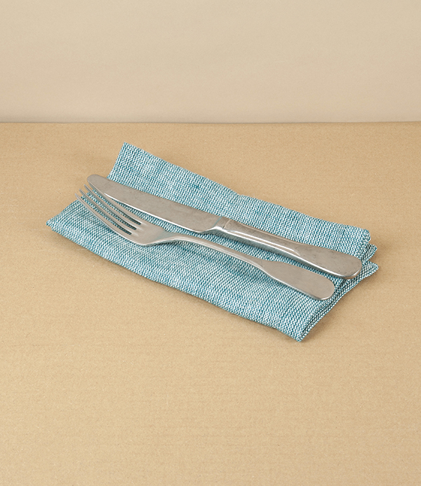 McNutt of Donegal Linen Napkins, Teal, Set of 4