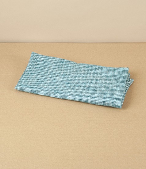 McNutt of Donegal Linen Napkins, Teal, Set of 4