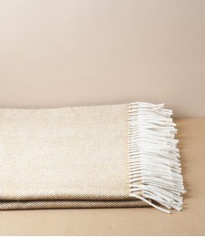 McNutt of Donegal Woollen Herringbone Throw, Mead
