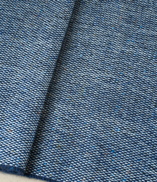 McNutt of Donegal Tweed Scarf, Navy