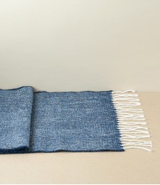 McNutt of Donegal Tweed Scarf, Navy