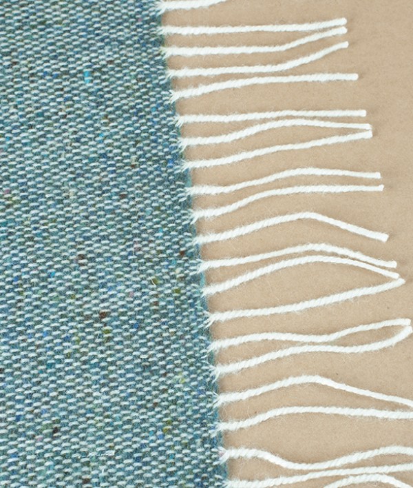 McNutt of Donegal Tweed Scarf, Sea Green