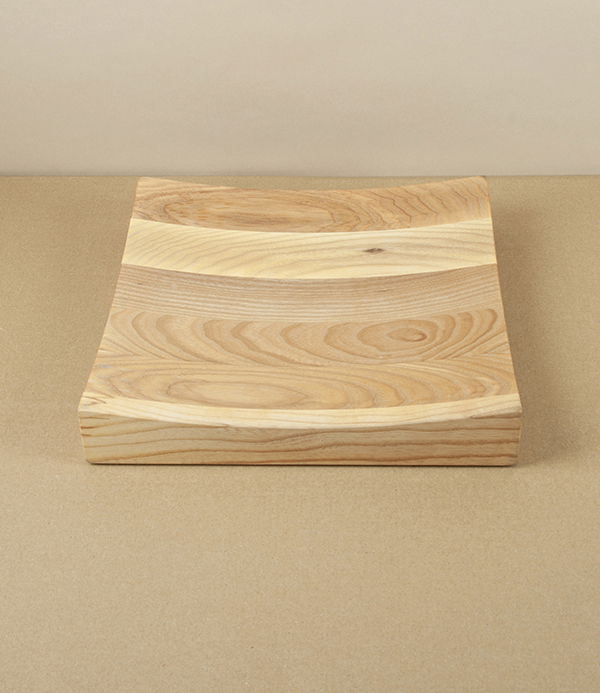 Triangle Mezzaluna Concave Mincing Board, Ash