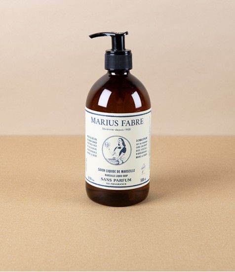 Marseille Olive Oil Liquid Soap, Unscented, 500ml