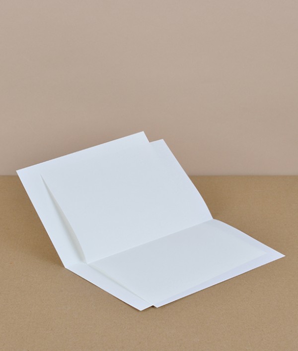 Japanese cotton paper-lined cards x8