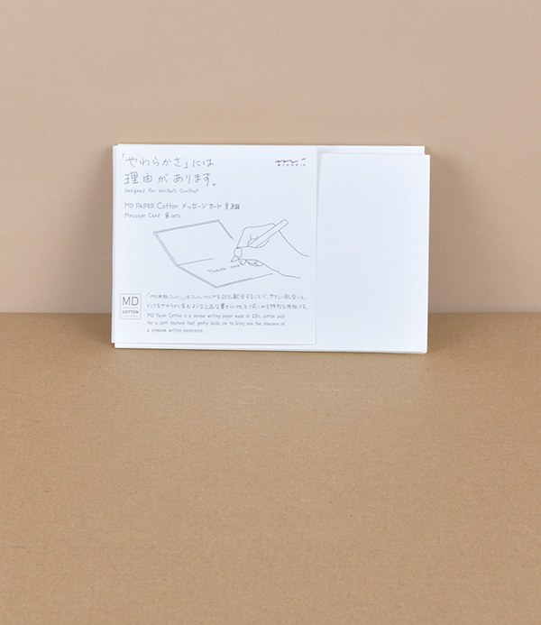 Japanese cotton paper-lined cards x8