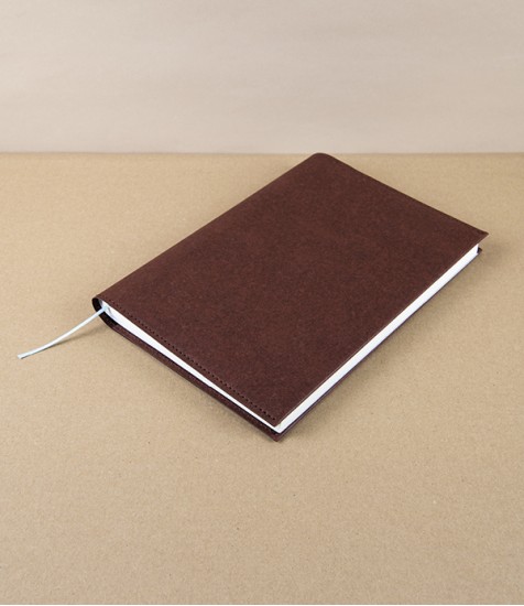 Midori Paper Notebook Cover, A5, Dark Brown 