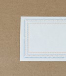 Japanese Letterpress-Printed Paper Notes, Blue & Red