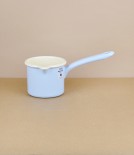 Austrian Enamel Milk Pan 0.5 Litre, Blue