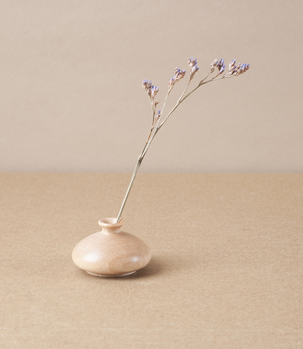 Chiisaki Hanaire Wooden Flower Vase, Tokuri
